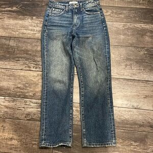 ZENANA HIGH RISE STRAIGHT LEG JEANS